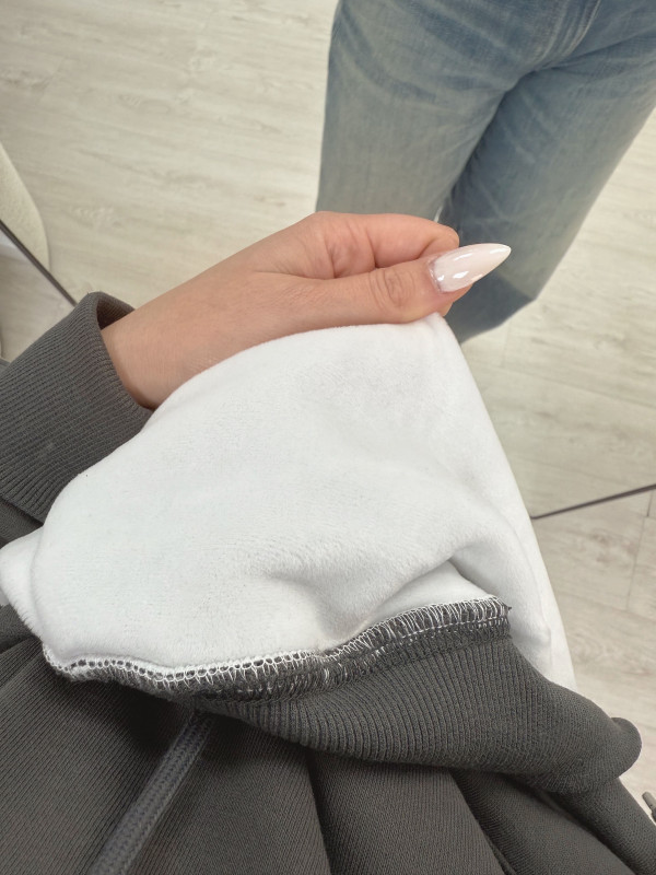 SUDADERA BALEN GRIS OSCURO